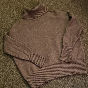 William Rast Women's Brown Turtleneck Sweater